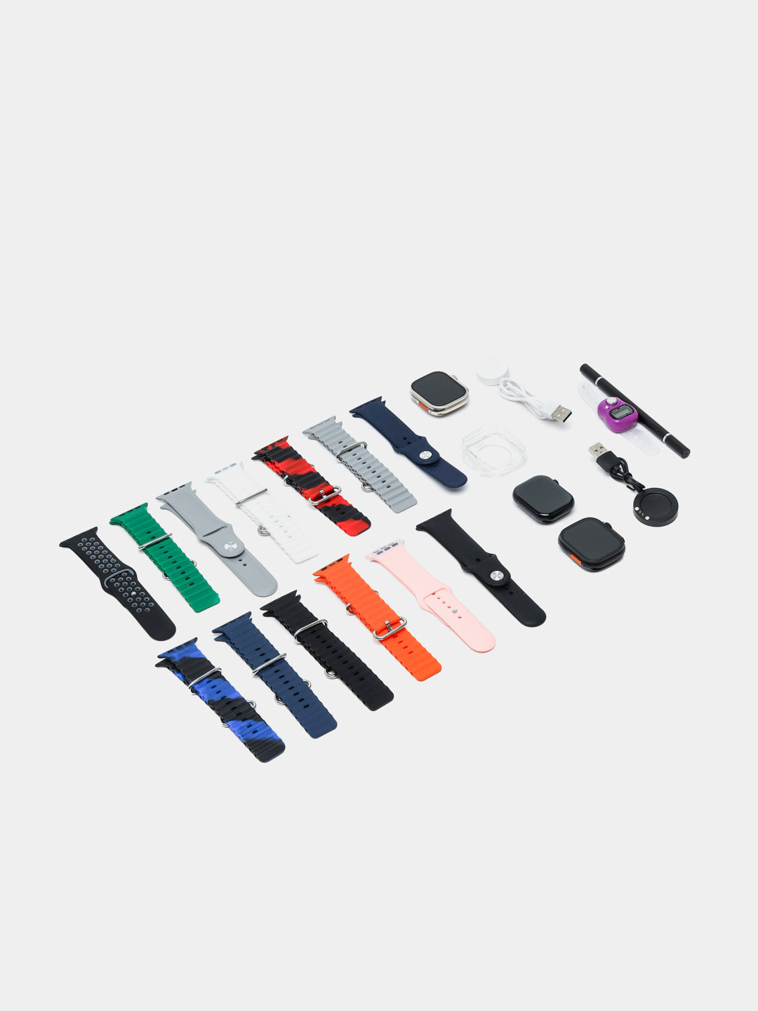 Series 9 Smart Watch 7 Straps ( Premium Watch ) New Edition